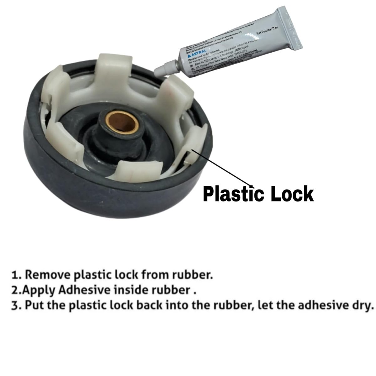 Washing Machine Spin Below Buffer Seal, OTV for Samsung New Model Semi Automatic Washing Machine (with Adhesive) (Match & Buy) - Image 2
