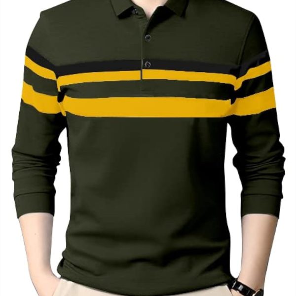 AUSK Men's Polo T-Shirt Full Sleeves Regular Fit