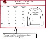 LEOTUDE Regular Fit Cottonblend Full Sleeve Printed Men's T-Shirt (Color Maroon) - Image 5