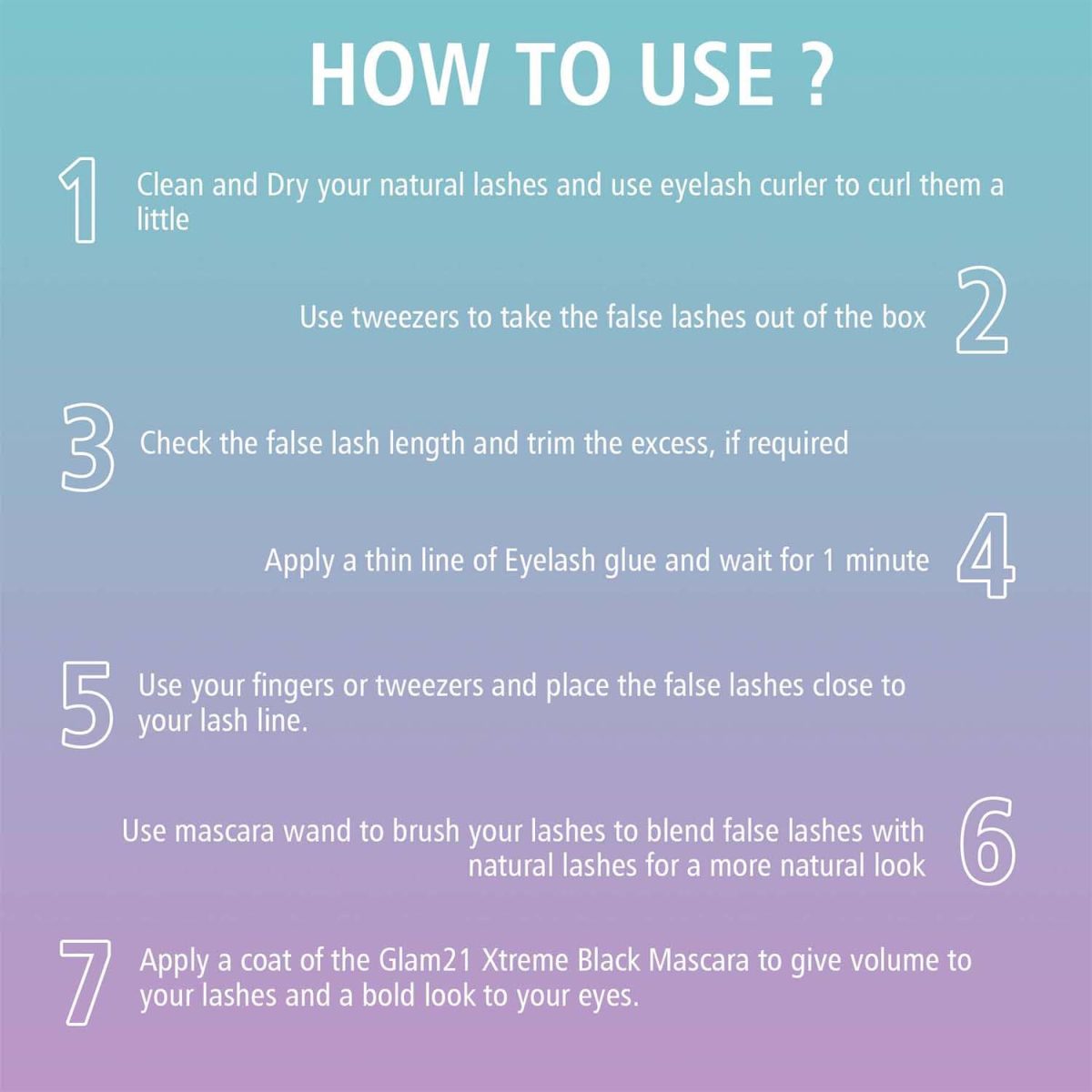 Glam21 Lash Bash Eyelashes - 5D Fake Eyelashes, False Eyelashes for Eye, 1 Pair, Natural & Soft - SLAYY - Image 6