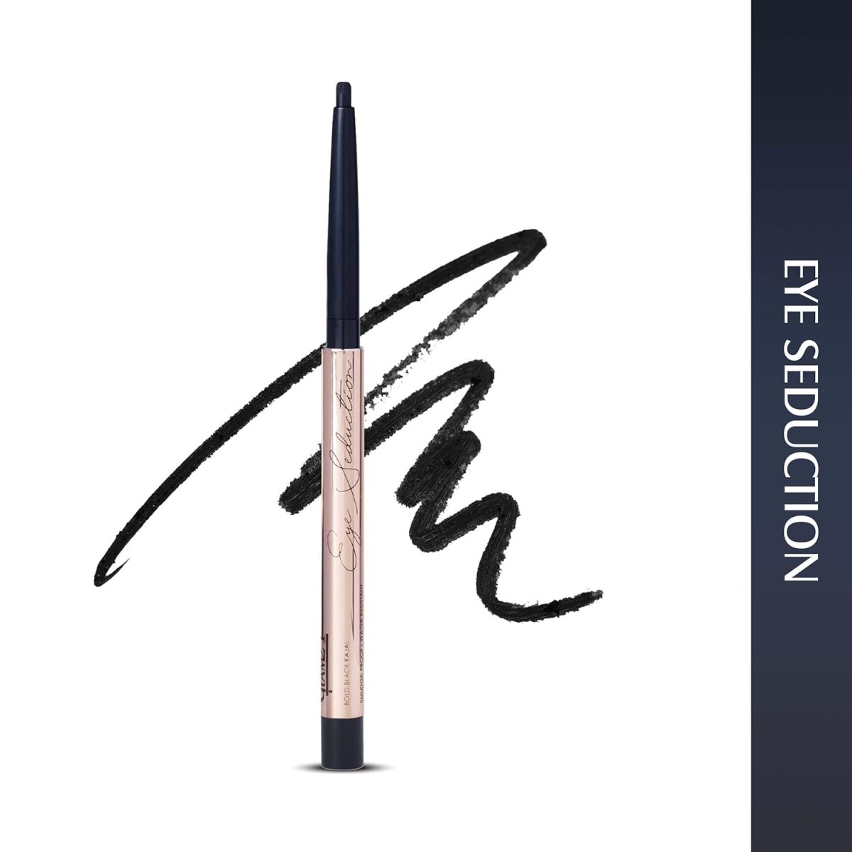Glam21 Stick Kajal Long Lasting | Smudge Proof | Highly Pigmented | Intense Black With Matte Finish - Image 2