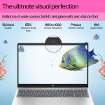 HP Laptop 15 - AMD Ryzen™ 3 7320U, 15.6inch(39.6 cm) FHD, IPS, Micro-Edge, Anti-Glare, 8GB RAM, 512GB SSD, AMD Radeon Graphics (Win 11 Home,Dual Speakers, MSO,Natural Silver),15-fc0027AU - Image 2