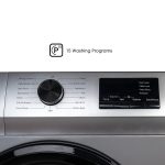 Hisense 7.0 Kg Fully-Automatic Front Loading Washing Machine (WFVB7012MS, Silver, Steam Wash, Built in Heater ), ‎Silver - Image 5