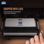 KENT 16025 Sandwich Grill 700 W | Non-Toxic Ceramic Coating | Automatic Temperature Cut-off with LED Indicator | Toaster | Griller | Roaster | Sandwich maker 3 in 1 | 1 year warranty - Image 6