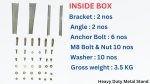 RK Electrical and Hardware - Heavy Duty Fix-It Split AC Stand/Air Conditioner Outdoor Unit Mount - Suitable for 1 to 2.5 Ton AC Load - Image 3