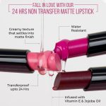 INSIGHT COSMETICS 24 HRS NON TRANSFER MATTE LIPSTICK (LL03-05) - Image 2