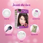 Vegetal Bio Hair Colour - Dark Brown 50g Achieve Natural, Ammonia-Free Hair Color PPD-Free, 100% Herbal Certified Organic for Men and Women UV Protection and Luster Maintenance Complete Kit - Image 6