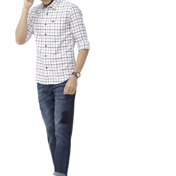 The Indian Garage Co Men's Cotton Slim Fit Shirt