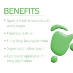 MyGlamm LIT Nail Enamel-Fomo (Green)-7ml | Nail Polish | Nail Paint | Long Lasting Nail Polish | Chip Resistant | Glossy Finish - Image 3