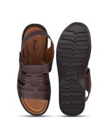 Bata Men's Clay Sandal Brown 6 Kids - Image 2