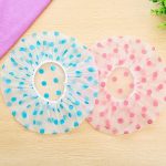 TRICSTER Shower Cap Set of 6 for Women, Reusable Waterproof Elastic Eva Free-Size Bathroom Shower Caps - For Homes, Spas, Salons, Hair Treatment, Beauty Parlors (Multicolored and Multi-design) - Image 5