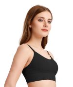 Broadbeno Women Sports Bra Fitness Yoga t Shirt Comfy Bra Seamless Bra for Women Yoga/Sport/Fitness, Sassy Women Sport Bra,646 Bra in Free Size Pack of 3 - Image 3