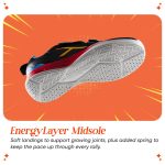 Hundred Court Champions Unisex Non-Marking Court Shoes | Badminton, Pickleball, Table Tennis & Other Indoor Sports | Lightweight, Cushioned Grip - Image 6