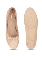 Bata Women Hessa Ballet Flat, Red, (5515653) - Image 4