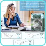 Drumstone 𝟏𝟓-𝐘𝐞𝐚𝐫 𝐖𝐚𝐫𝐫𝐚𝐧𝐭𝐲 -Desk Cooler Fan with 7 Color LED Light and 600ml Water Tank for Efficient Personal Cooling Anywhere | 1500mAh Battery with Up to 2 Hours Backup | Green - Image 5