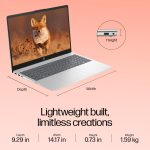 HP 15 Core i5 12th Gen (16GB RAM/512GB SSD/FHD/Windows 11/MS Office/Backlit Keyboard/15.6" (39.6cm)/Silver/1.59 kg) fd0111TU Laptop - Image 4
