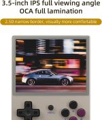 New World RG35XX Handheld Game Console ,System Linux 3.5 Inch IPS Screen Built-in 64G TF Card 6831 Classic Games Support HDMI TV Output - Image 4