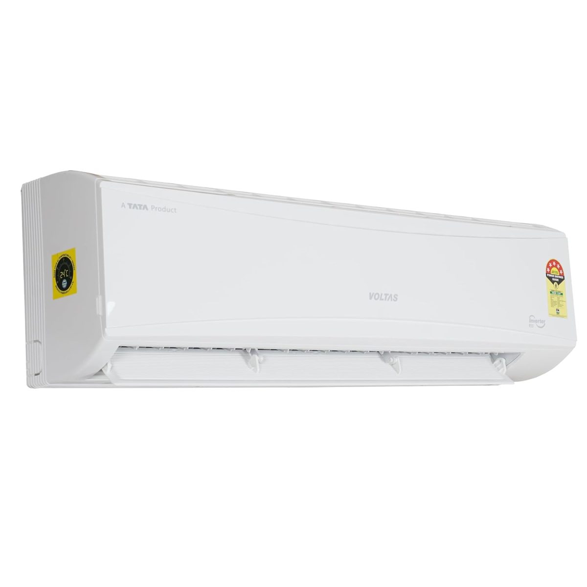 Voltas 2 Ton 5 Star, Inverter Split AC(Copper,4-in-1 Adjustable Mode, Anti-dust Filter, 2023 Model, 245V Vectra Pluto, White) - Image 3