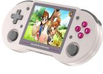 New World RG353PS Retro Handheld Game Console , Single Linux System 3.5 Inch IPS Screen 128G TF Card + P S P Games