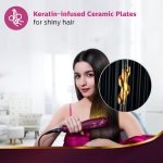 Philips BHS738/00 Kerashine Titanium Wide Plate Straightener with SilkProtect Technology. Straighten with Instant Shine. Suitable for Dense Thick Hair - Image 4