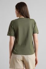 Van Heusen Women's Cotton Regular Fit Half Sleeve V-Neck Casual T-Shirt - Image 4