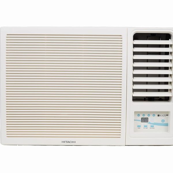Hitachi 1 Ton 2 Star Window AC (Copper, Dust Filter, 2022 Model, RAW312HEDO, White) (RAW312HEDO)