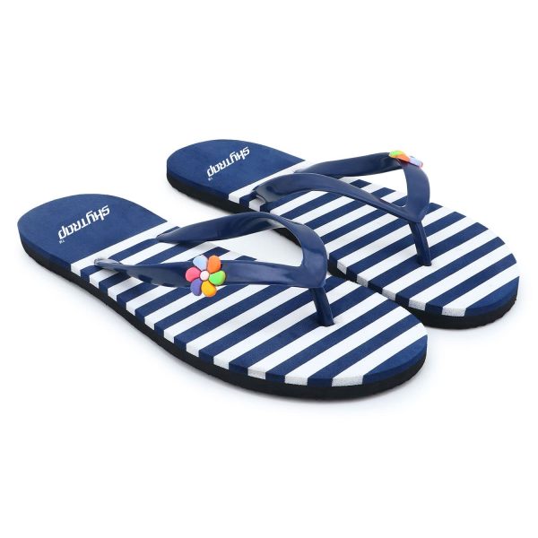 Skytrap Women Rubber Colorblock Hawai Slippers Flipflop