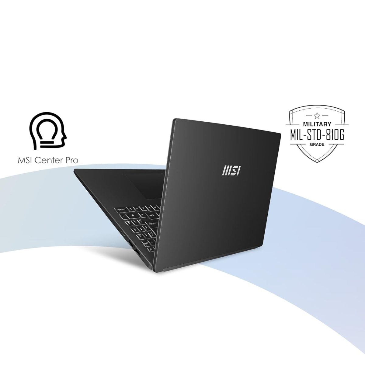 MSI Modern 15, AMD 7th Gen. Ryzen 5-7530U, 40CM FHD 60Hz Laptop(16GB/512GB NVMe SSD/Windows 11 Home/MSO 2021/AMD Radeon Graphics/Classic Black/1.7Kg), B7M-427IN - Image 8