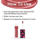 Jaquline USA Color Me Matte Long Lasting liquid Lipstick enriched with vitamin E & tea tree oil (Espresso Brown-4.5 ml) - Image 5