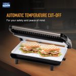 KENT 16025 Sandwich Grill 700 W | Non-Toxic Ceramic Coating | Automatic Temperature Cut-off with LED Indicator | Toaster | Griller | Roaster | Sandwich maker 3 in 1 | 1 year warranty - Image 4