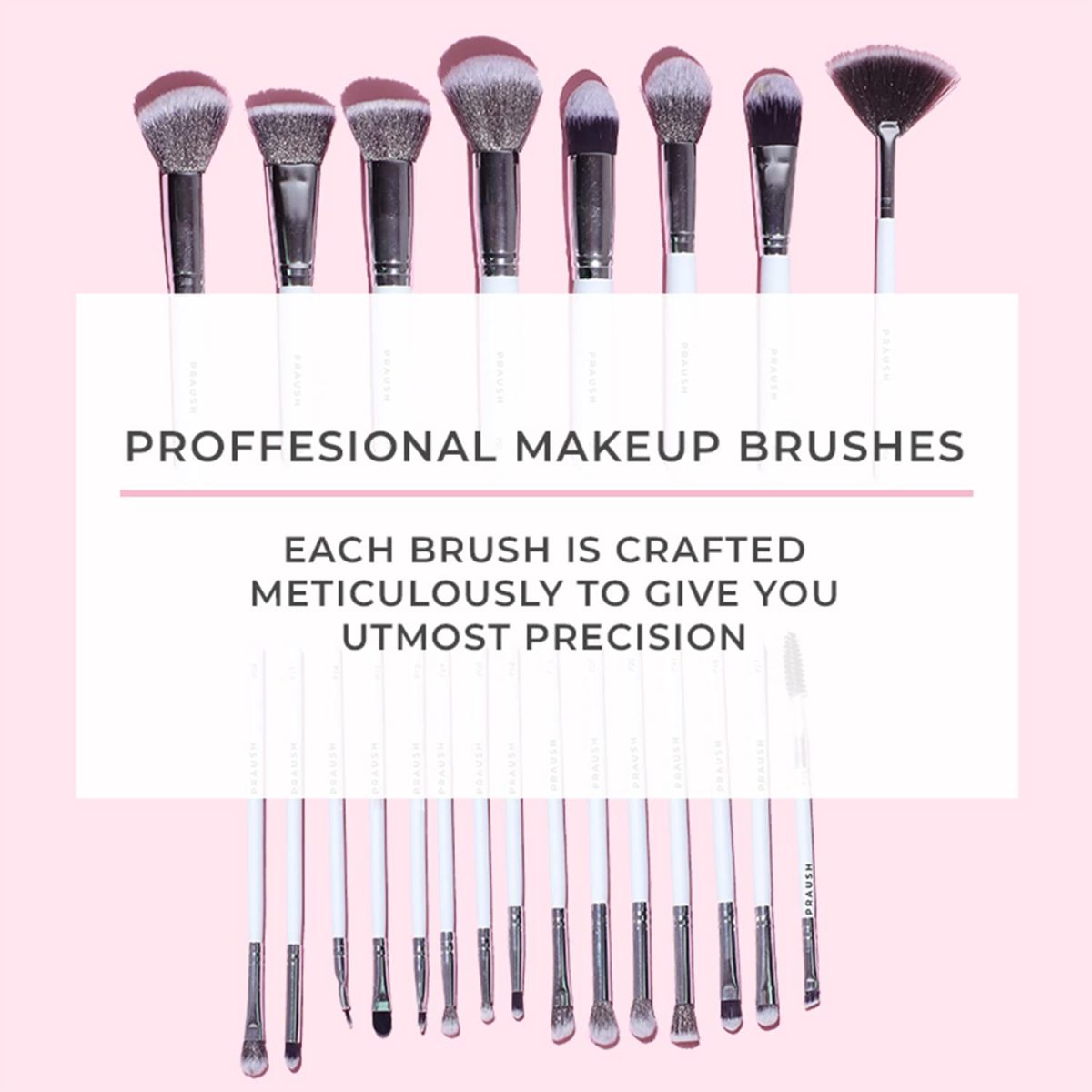 Praush P18 - Eyeshadow Application Flat Brush (Medium) - Image 6