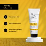 Deconstruct Niacinamide Brightening Face Moisturizer| 5% Niacinamide + 1% Kojic Acid + 5% Vitamin C | For Dark Spots And Uneven Skin Tone | Brightens & Hydrates | 50 Gm - Image 6