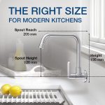 Kohler Beam Wall-Mount Sink Tap for Kitchen - Single Lever Cold-Only Kitchen Faucet - Brass, Silver Colour- Kitchen Water Tap with Swivel Spout - Easy Function, Versatile Design 25418IN-4-CP - Image 6