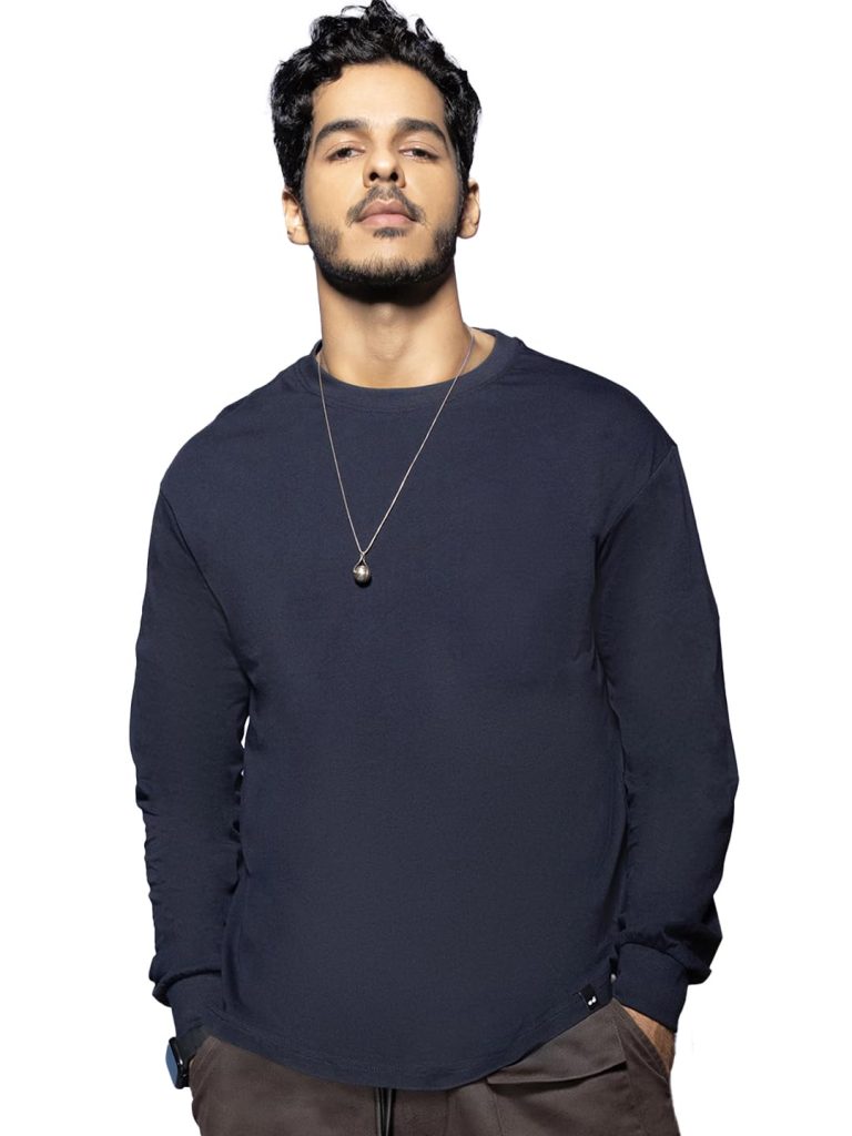 Bewakoof Men's Solid Oversized Fit T-Shirt
