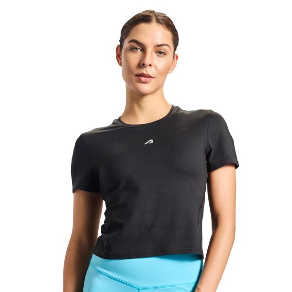 Boldfit Crop Top for Woman,Stylish Gym T Shirt with Breathable Fabric,Trendy, Stretchable, Comfortable Relaxed Fit Activewear for Workout, Casual Wear & Everyday Crop Tshirt for Women