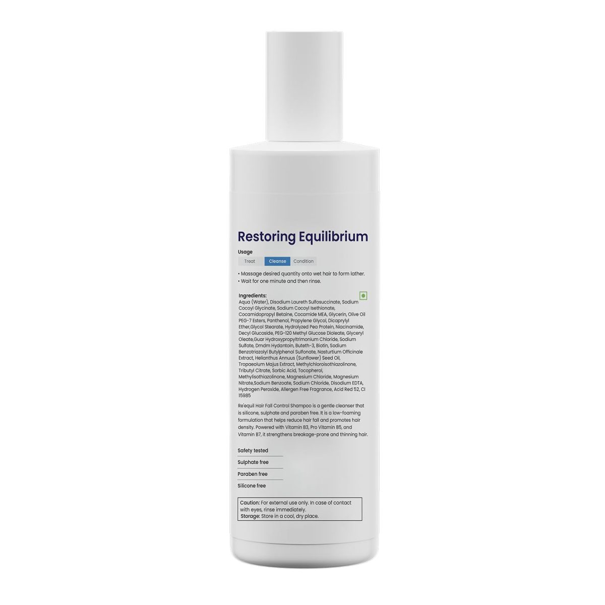 RE' EQUIL Hair Fall Control Shampoo | Reduces Hairfall | Promotes Hair Thickness | All Hair Types | 250ml - Image 6