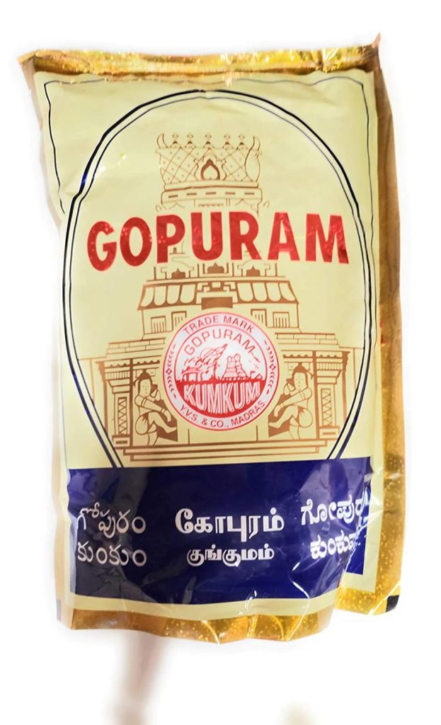 Gopuram Kumkum (Red) | Laal Sindoor | Pure & Natural | No.10 | A++ Grade (200g)