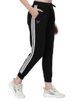 UZARUS Women's Joggers Stretchable Pants | Slim Fit Casual Joggers for Women | Straight Relaxed Fit | Gym Pants