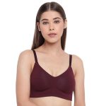 Enamor Women's Everyday Cotton T-Shirt Bra - Non-Padded, Non-Wired, Full-Coverage, Pinch-Free, Ultra-Smoothing Design