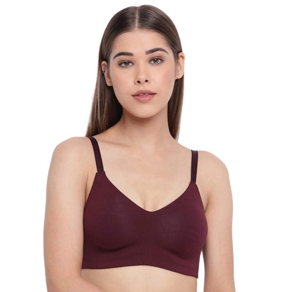 Enamor Women's Everyday Cotton T-Shirt Bra - Non-Padded, Non-Wired, Full-Coverage, Pinch-Free, Ultra-Smoothing Design