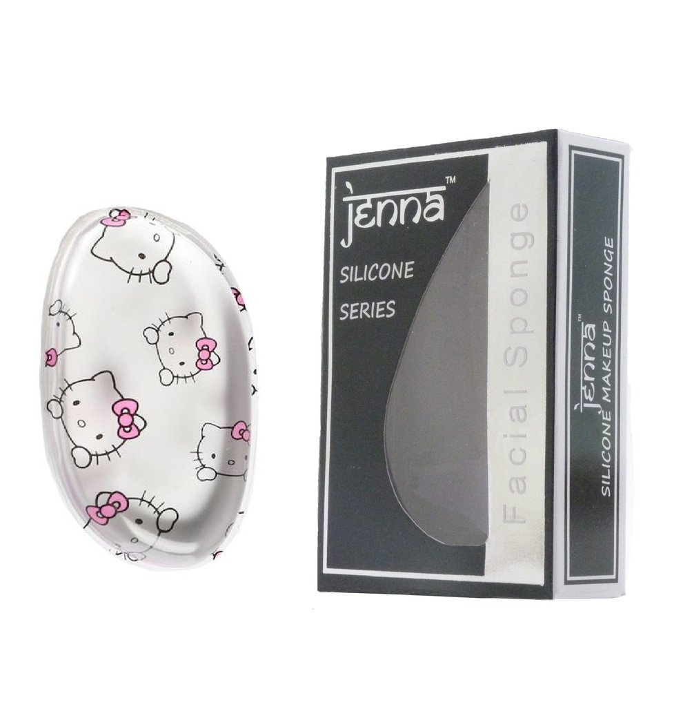 Jenna Silicone Makeup Sponge, White