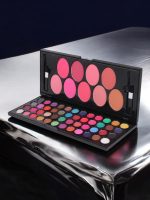 Huda Girl Eyeshadow Palette With Brush - 57 Color All In One Makeup Kit Book For Women And Girl Natural Ultra Shimmer Eyeshadow Palette Smoky & Metallic - Image 4
