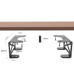 Monzlteck Universal Under Desk Storage Mount for Xbox Series S, Xbox One S/X,Xbox 360,PS4 Slim/pro,Desktop Mini PC Holder - Image 5