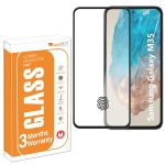 OpenTech® Military-Grade Tempered Glass Screen Protector Compatible For Samsung Galaxy M35 5G (6.6 Inches) With Edge To Edge Coverage And Easy Installation Kit