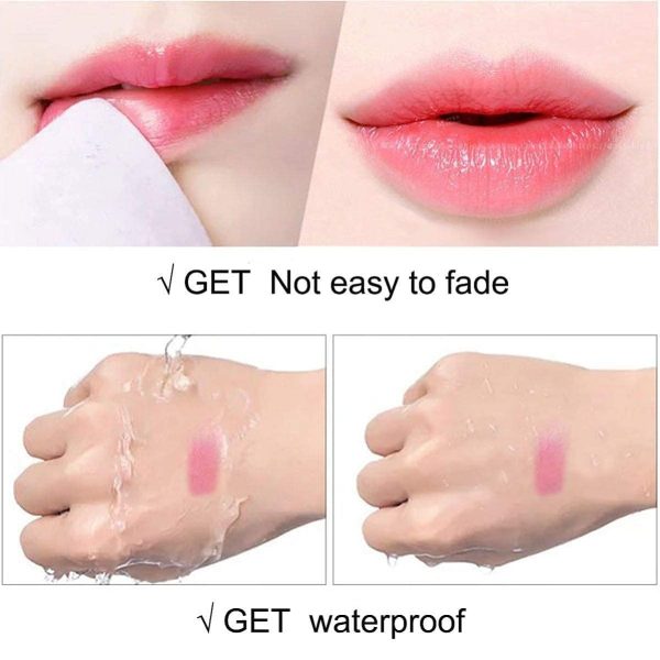 MR. Huda Flower Color Glossy Finish Light Pink Moisturizer Magic Color Lip Blam Lipstick For Girls & Women