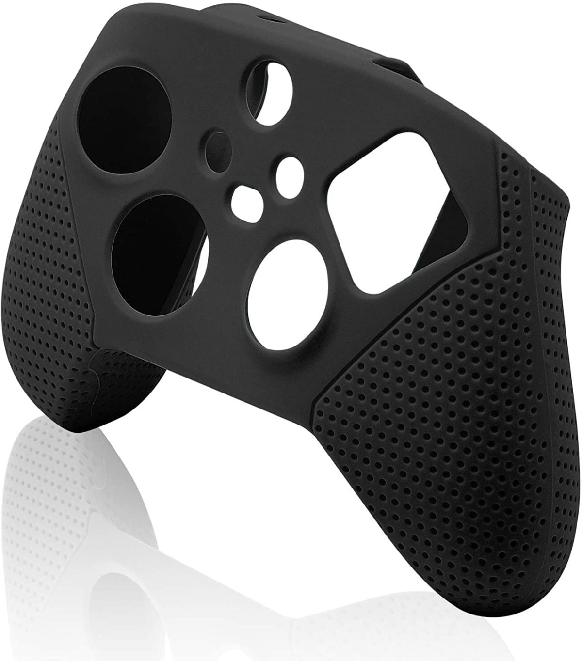 Silicone Case for Xbox Series S/X, ELECDON Protective Case for Xbox Series S/X with Thumb Grips, Controller Shell for Xbox Series S/X - Black - Image 2