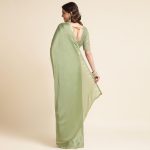 Rekha Maniyar Women's Fancy Satin Chiffon Saree - Image 3