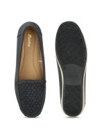 Bata Women Mario Loafers, Grey, (5512609) - Image 4