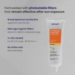 RE' EQUIL Oxybenzone and OMC Free Sunscreen For Oily, Sensitive & Acne Prone Skin | Prevents Acne Breakouts | No White Cast | SPF 50 PA+++ | 50g - Image 4