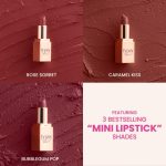 Typsy Beauty Mini Lipstick Set of 3 Luxurious Highly Pigmented Lightweight Travel Size Lippie Happy Hour | Vegan & Paraben-Free Formulated in Italy 1.5g - Image 2
